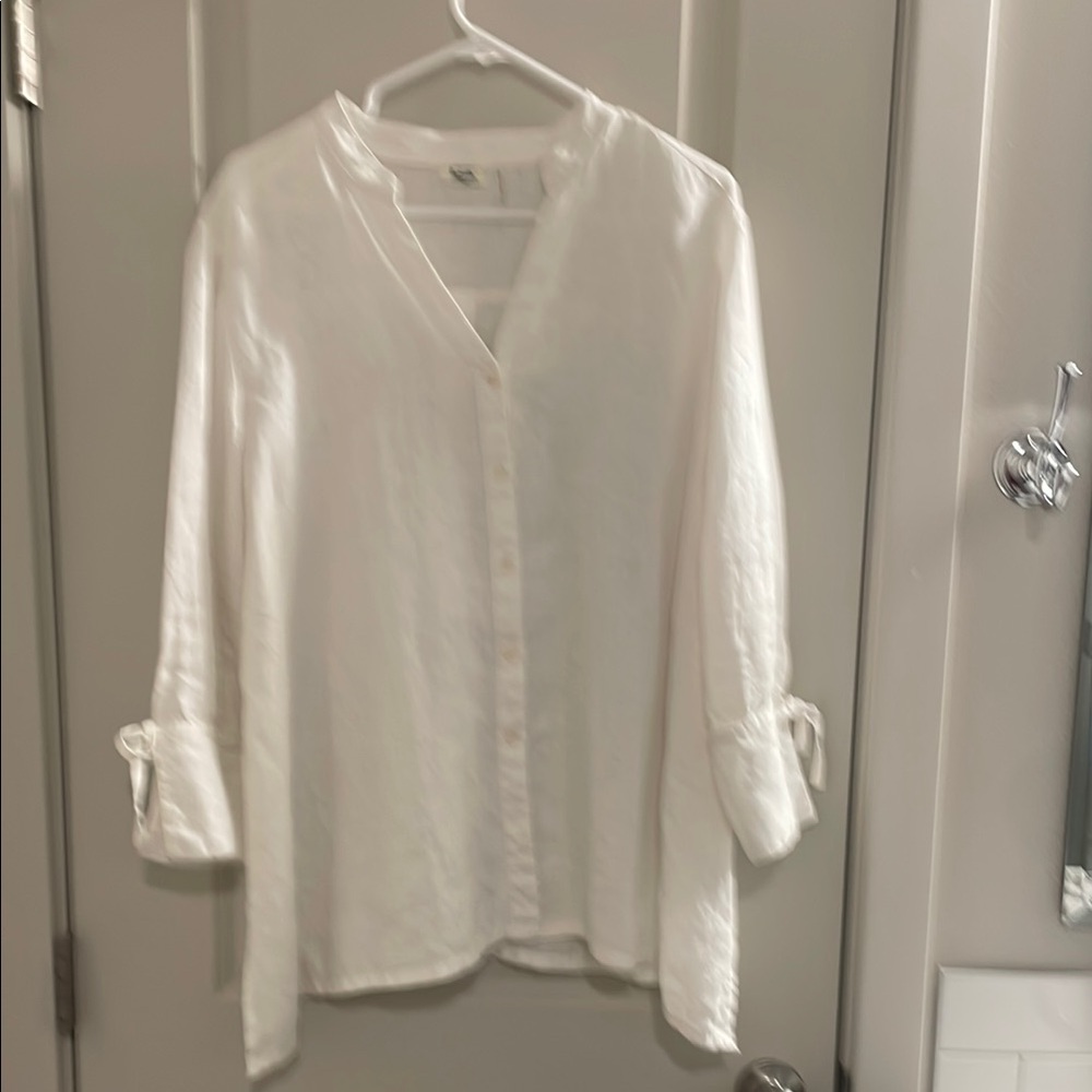 Elegant White Women's Top